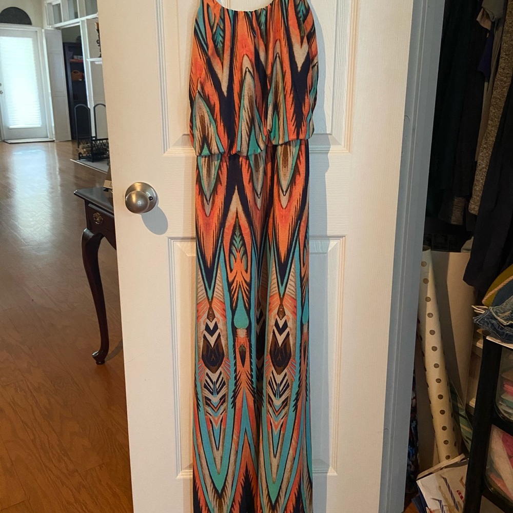Colorful maxi dress